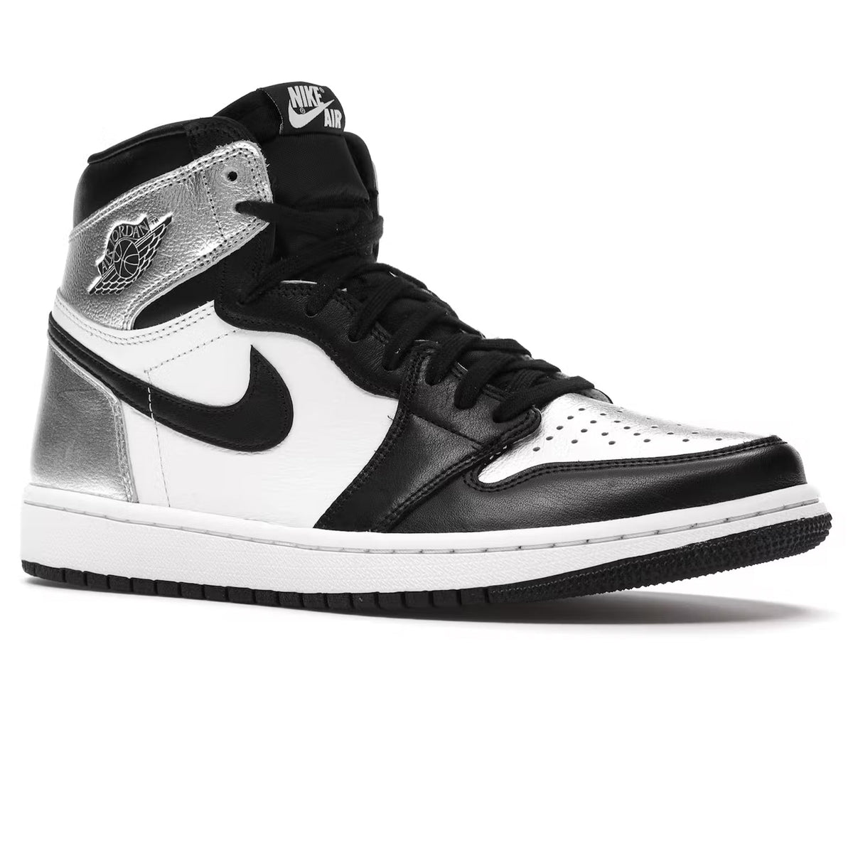 Air Jordan 1 Retro High Silver Toe - Women's Sneakers - Grey