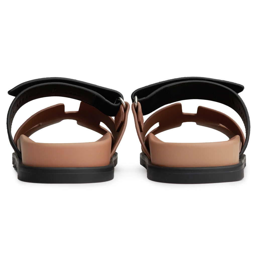 Hermès Paris Chypre Rose Perle Sandals - Pink
