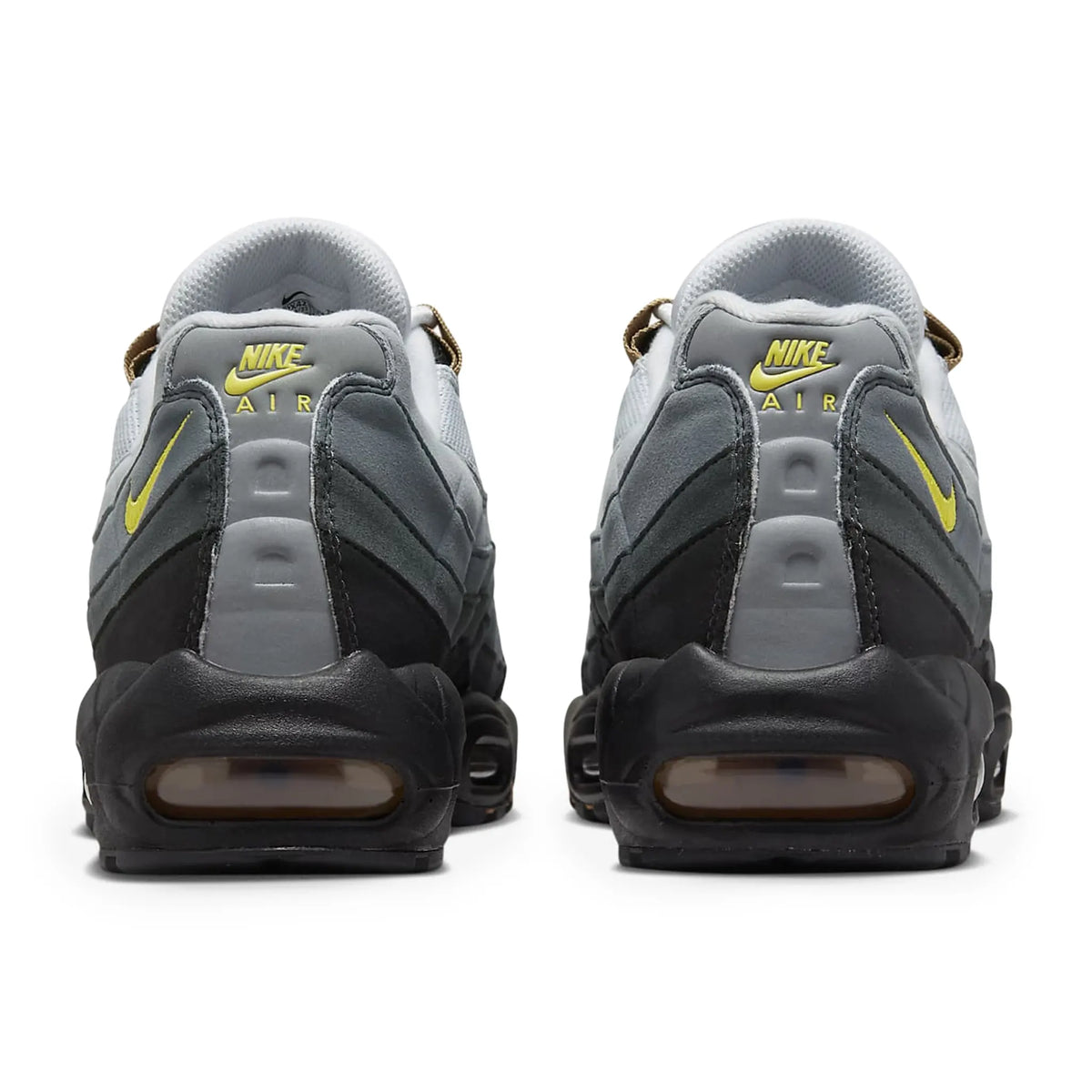 Nike Air Max 95 Icons Yellow Strike Sneakers - Grey
