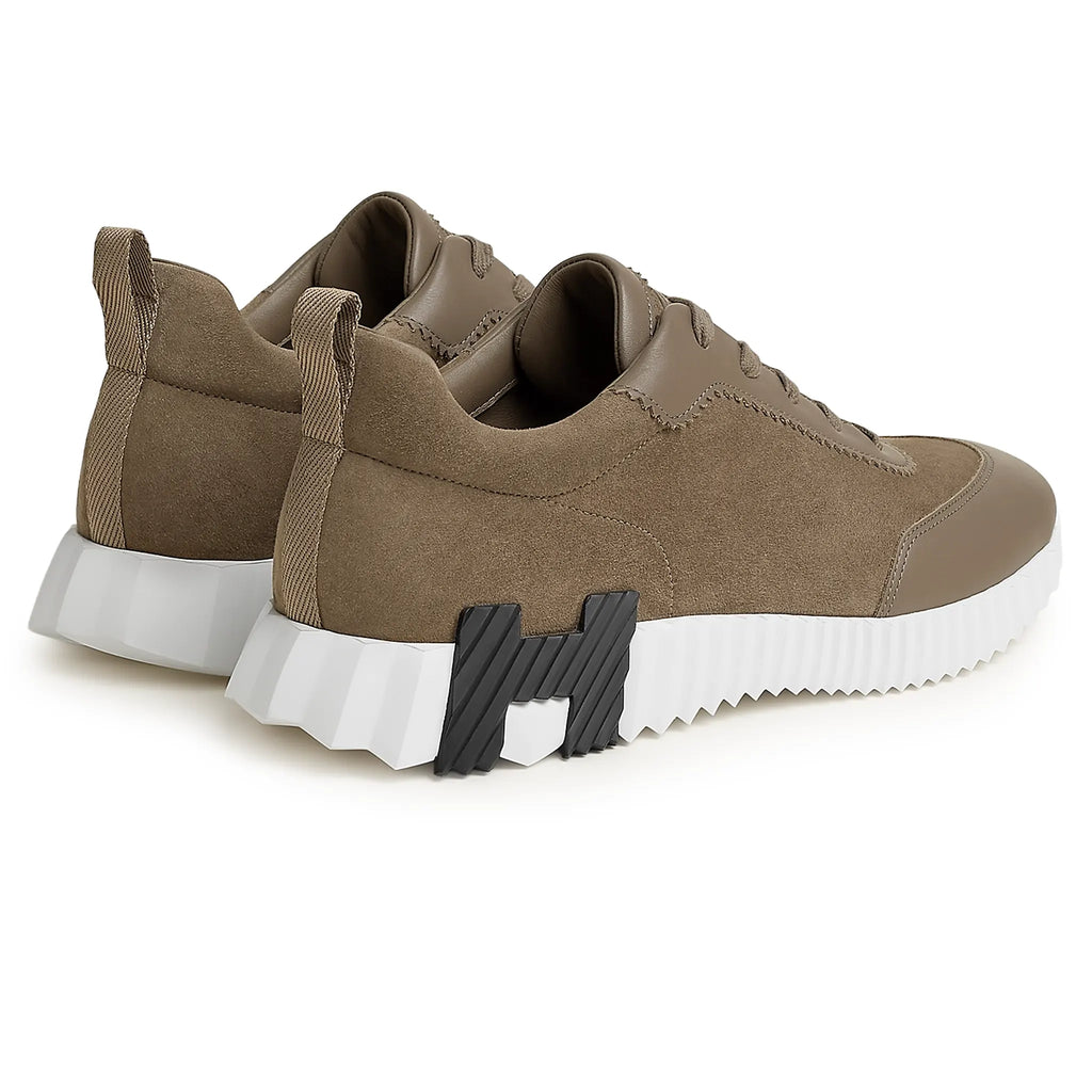 Hermes Paris Hermès Paris Bouncing Calf Sneaker Étoupe