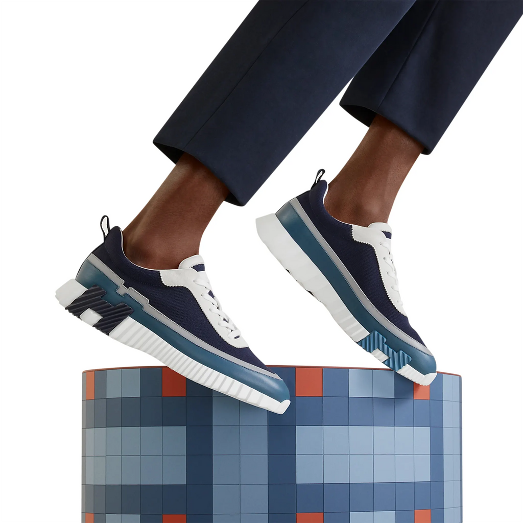 Hermes Paris Hermès Paris Bouncing Sneaker Blue Grey White