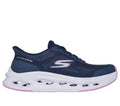 Skechers Slip-ins: Max Cushioning Glide-Step - Hartford, NAVY / PURPLE