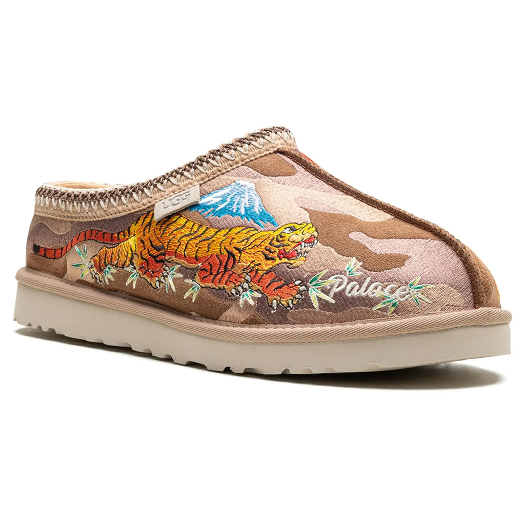 Palace x UGG Tasman Chestnut Camo Slippers - Brown