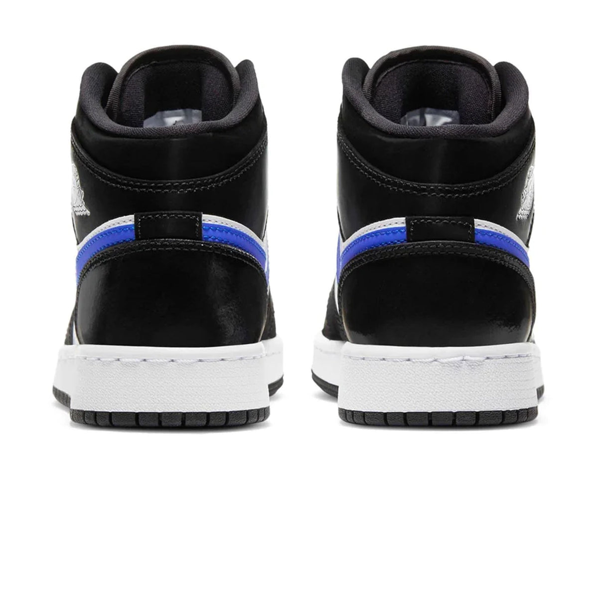 Air Jordan 1 Mid Black Racer Blue (GS) Sneakers