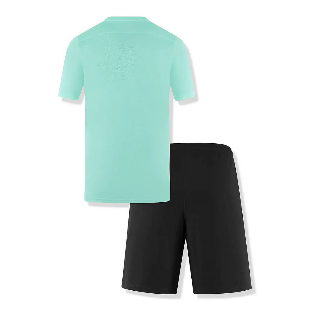 Nike Dri-FIT Park III Hyper Turquoise Black T-Shirt & Shorts