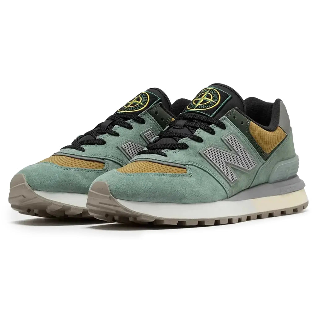 Stone Island x New Balance 574 Legacy Light Green Sneakers