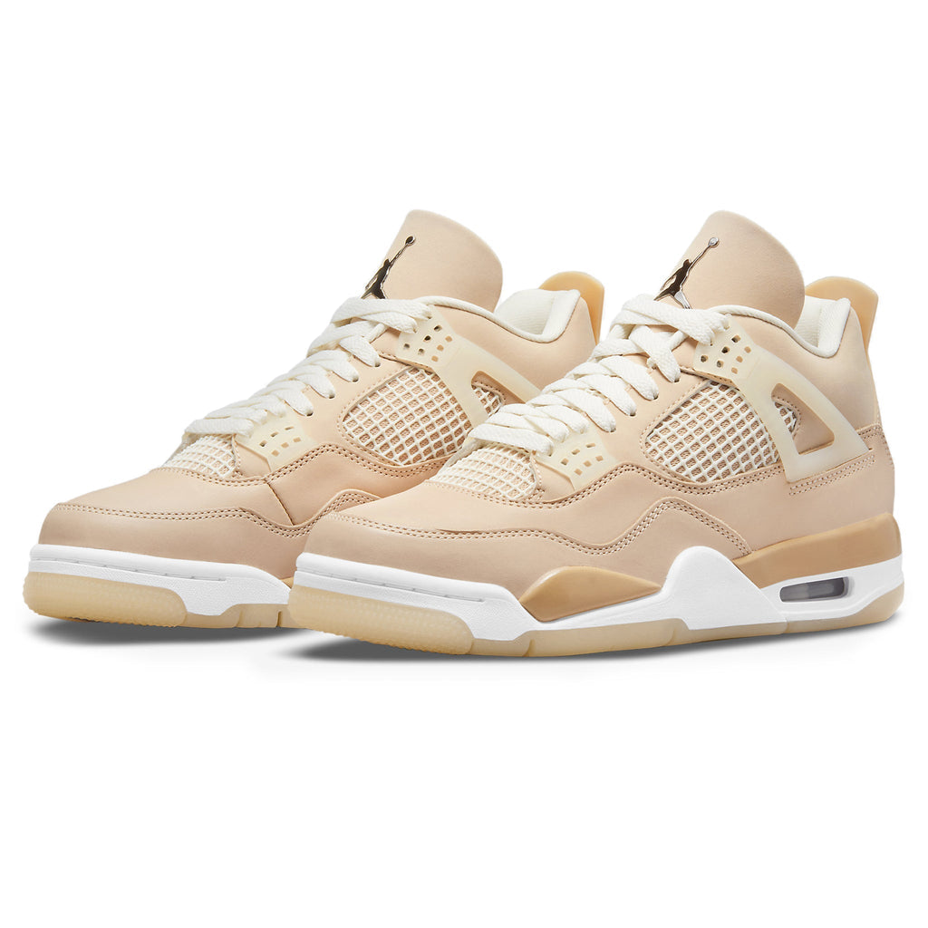 Air Jordan 4 Retro Shimmer - Women's Sneakers - Yellow