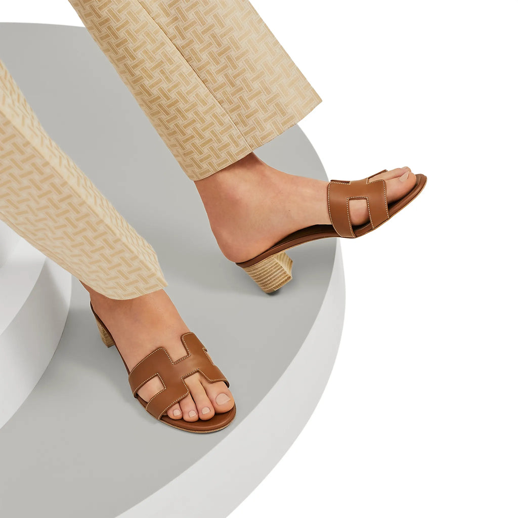 Hermes Paris Hermès Paris Oasis Gold Sandal