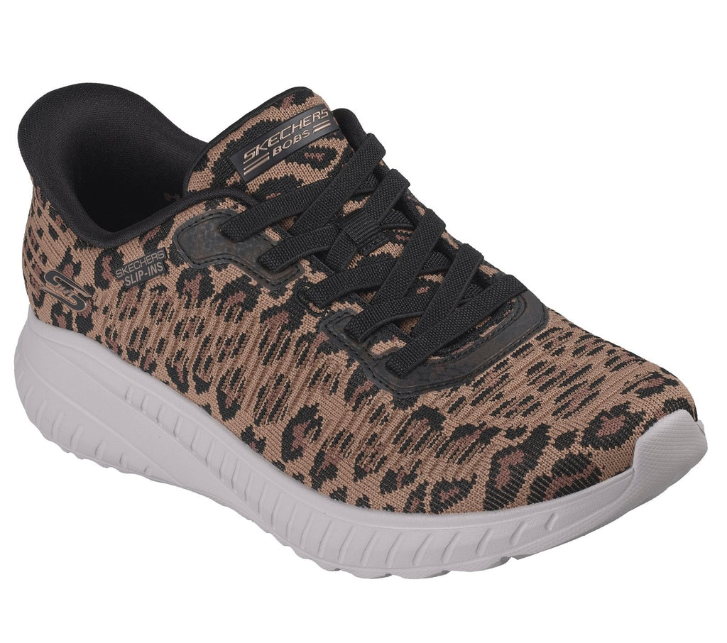 Skechers Slip-ins: BOBS Sport Squad Chaos - Leopard Lush
