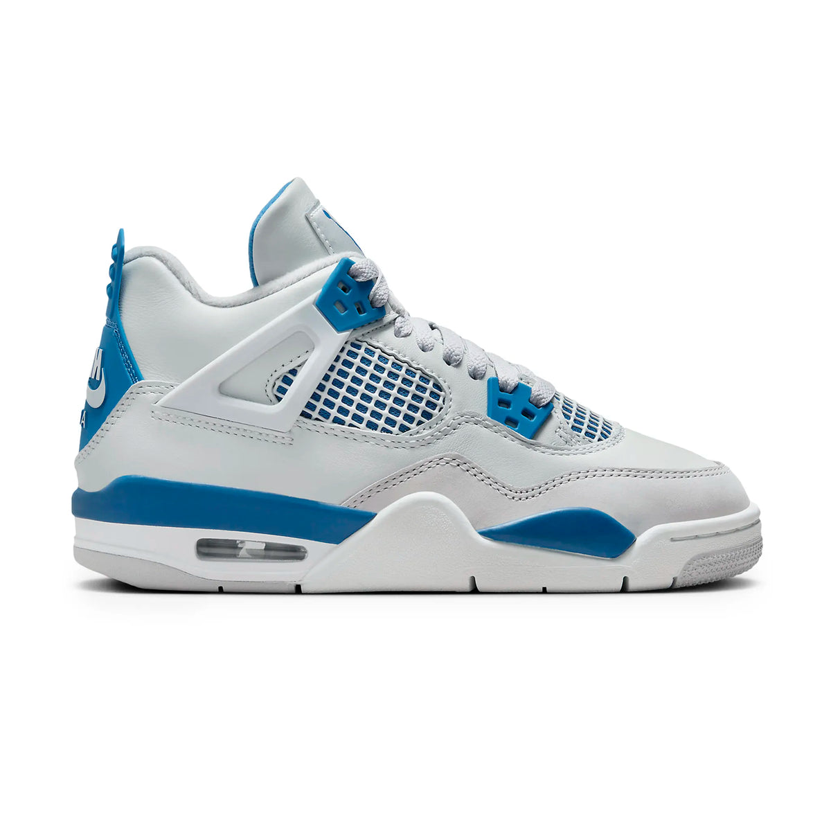 Air Jordan 4 Retro Military Blue (GS) Sneakers - White