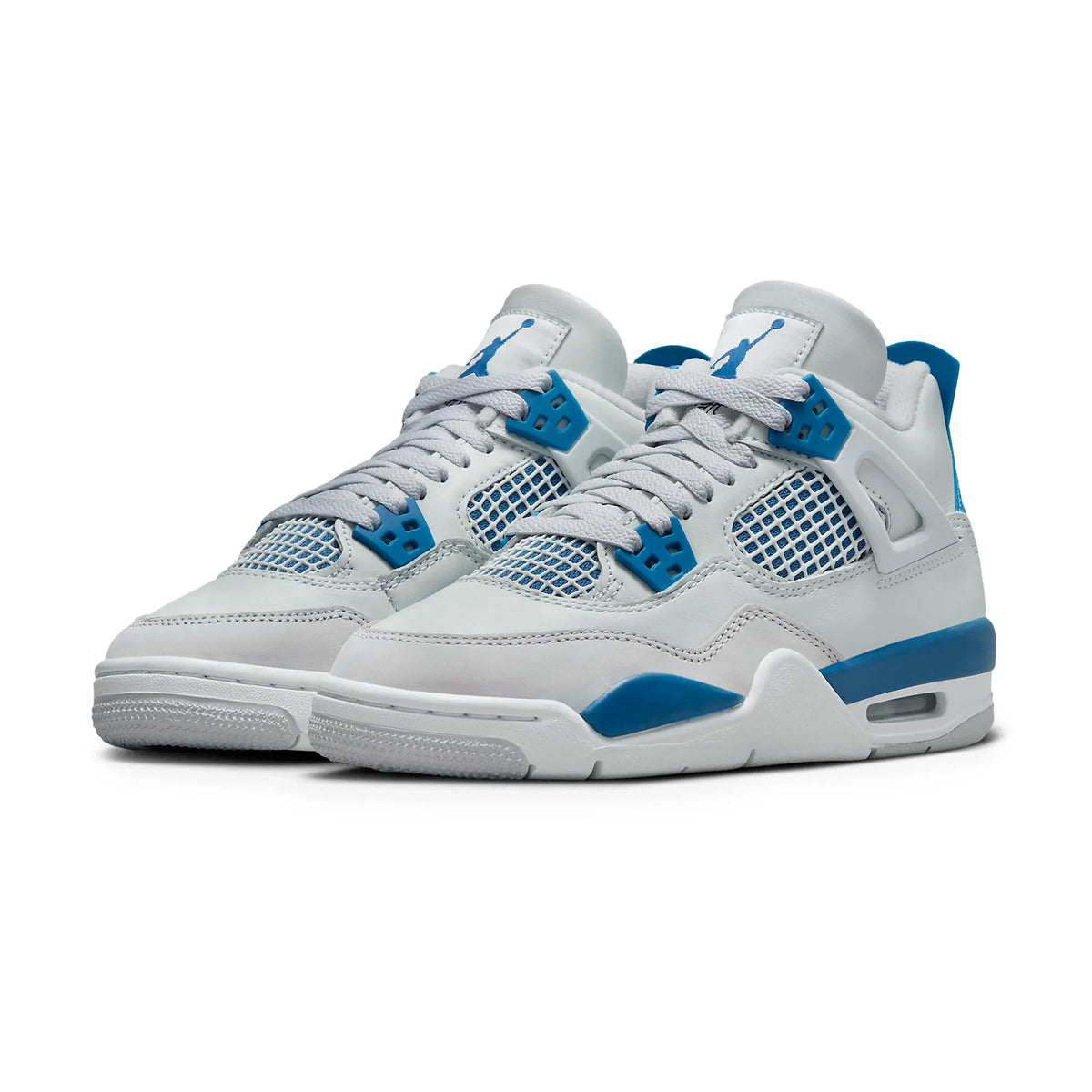 Air Jordan 4 Retro Military Blue (GS) Sneakers - White
