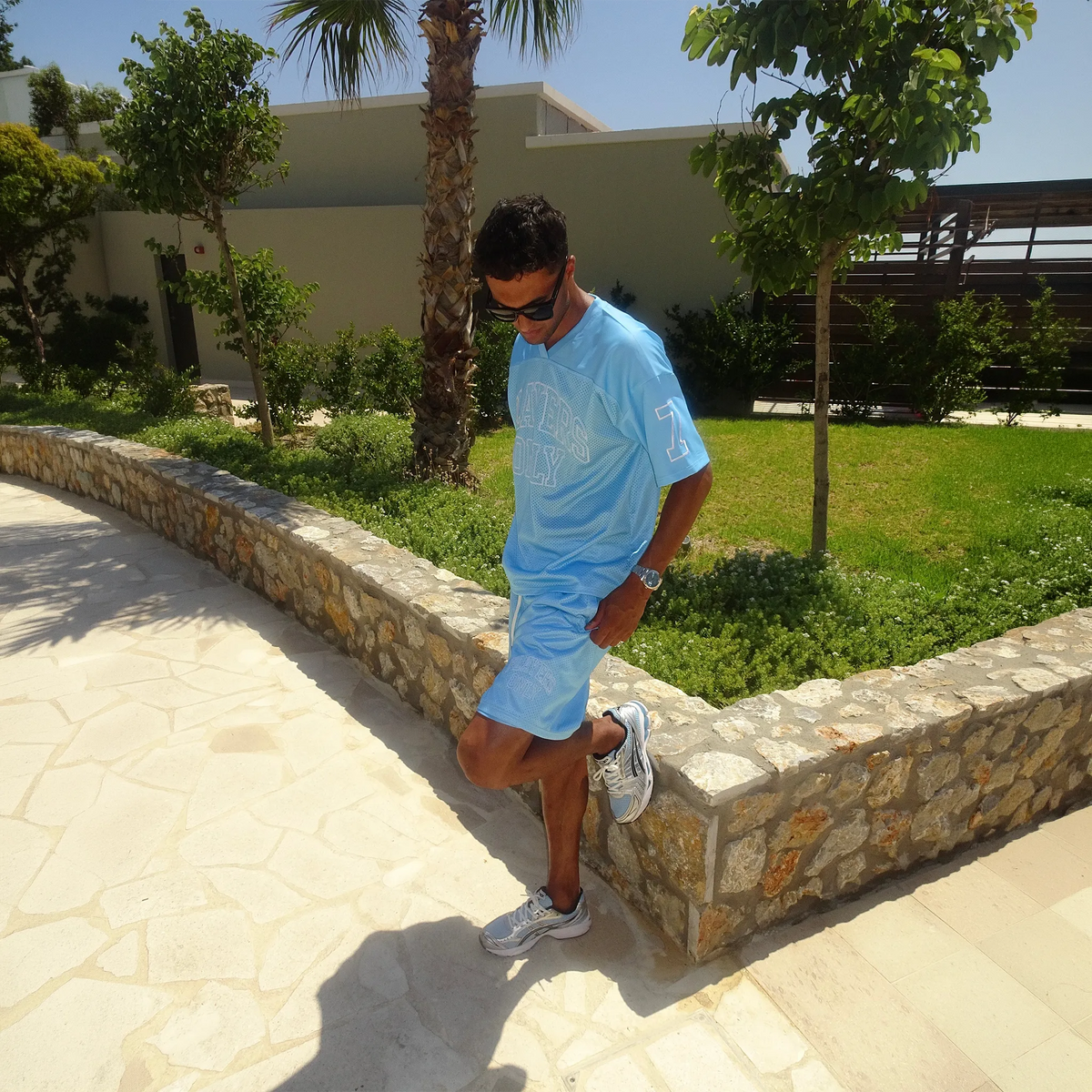 Players Only Mesh Blue Jersey