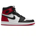 Air Jordan 1 Retro High Satin Black Toe - Women's Sneakers - Red