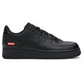 Nike x Supreme Air Force 1 Low Black Box Logo Sneakers