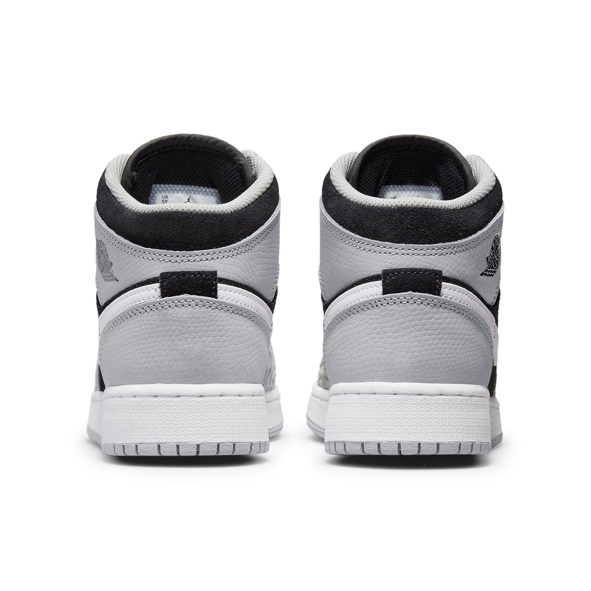 Air Jordan 1 Mid SE Elephant Print (GS) Sneakers - Grey