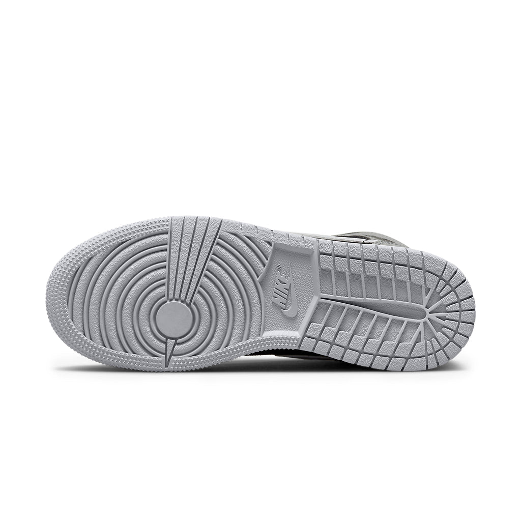 Air Jordan 1 Mid SE Elephant Print (GS) Sneakers - Grey