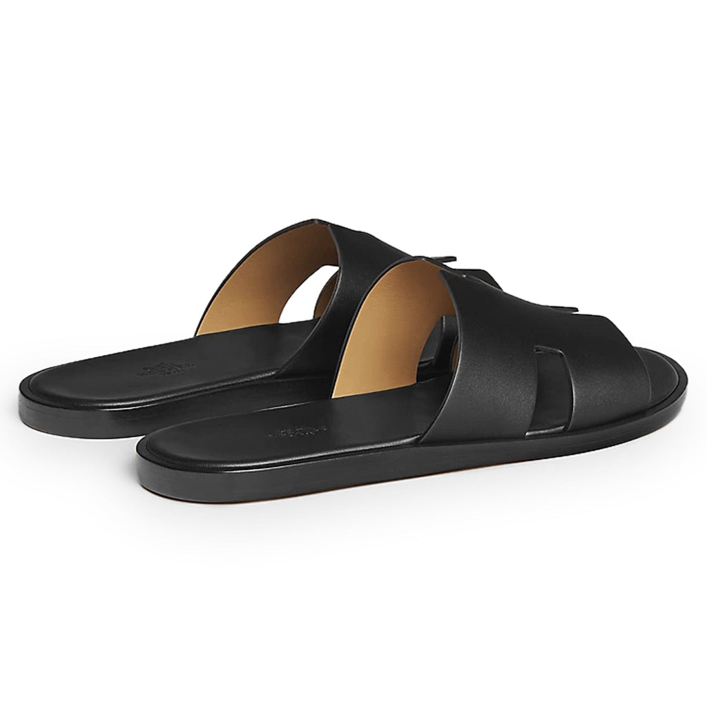 Hermes Paris Izmir Black Sandal (Minor Scratch)