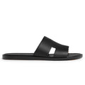 Hermes Paris Izmir Black Sandal (Minor Scratch)