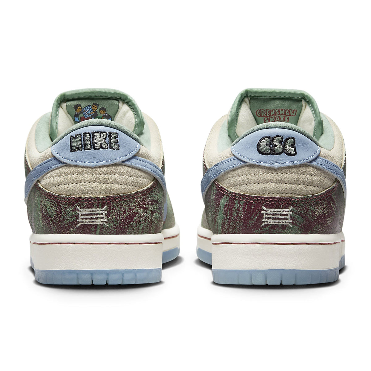 Crenshaw Skate Club x Nike SB Dunk Low Sneakers - Beige