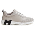 Hermes Paris Bouncing Calf Crocodile Sneaker Gris Quartz