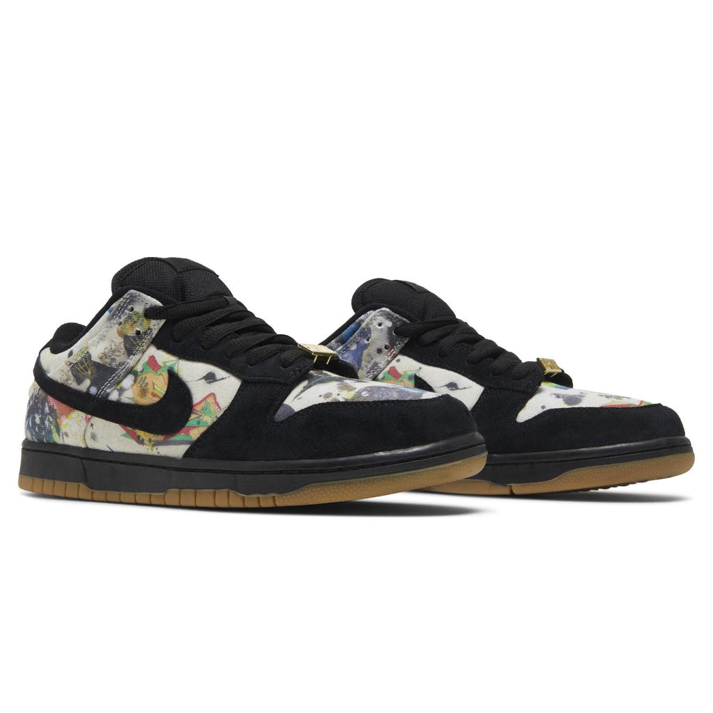 Supreme x Nike SB Dunk Low Rammellzee Sneakers - Black
