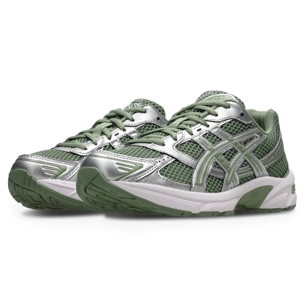 ASICS Gel-1130 Swamp Green Silver Sneakers