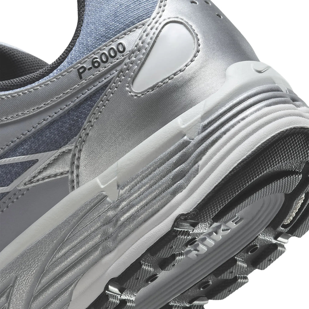 Nike P-6000 Metallic Silver Summit Wolf Grey Sneakers