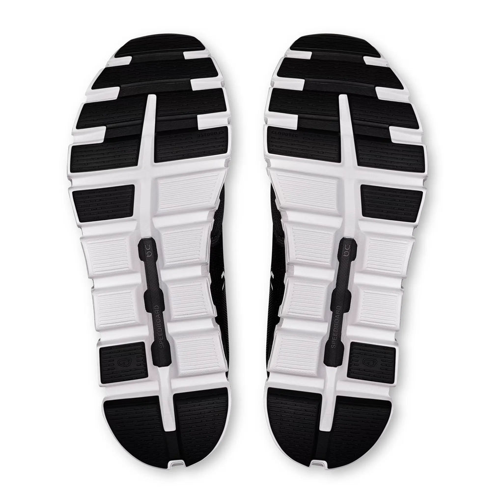 On Running Cloud 6 Black White - Women's Athletic Shoes