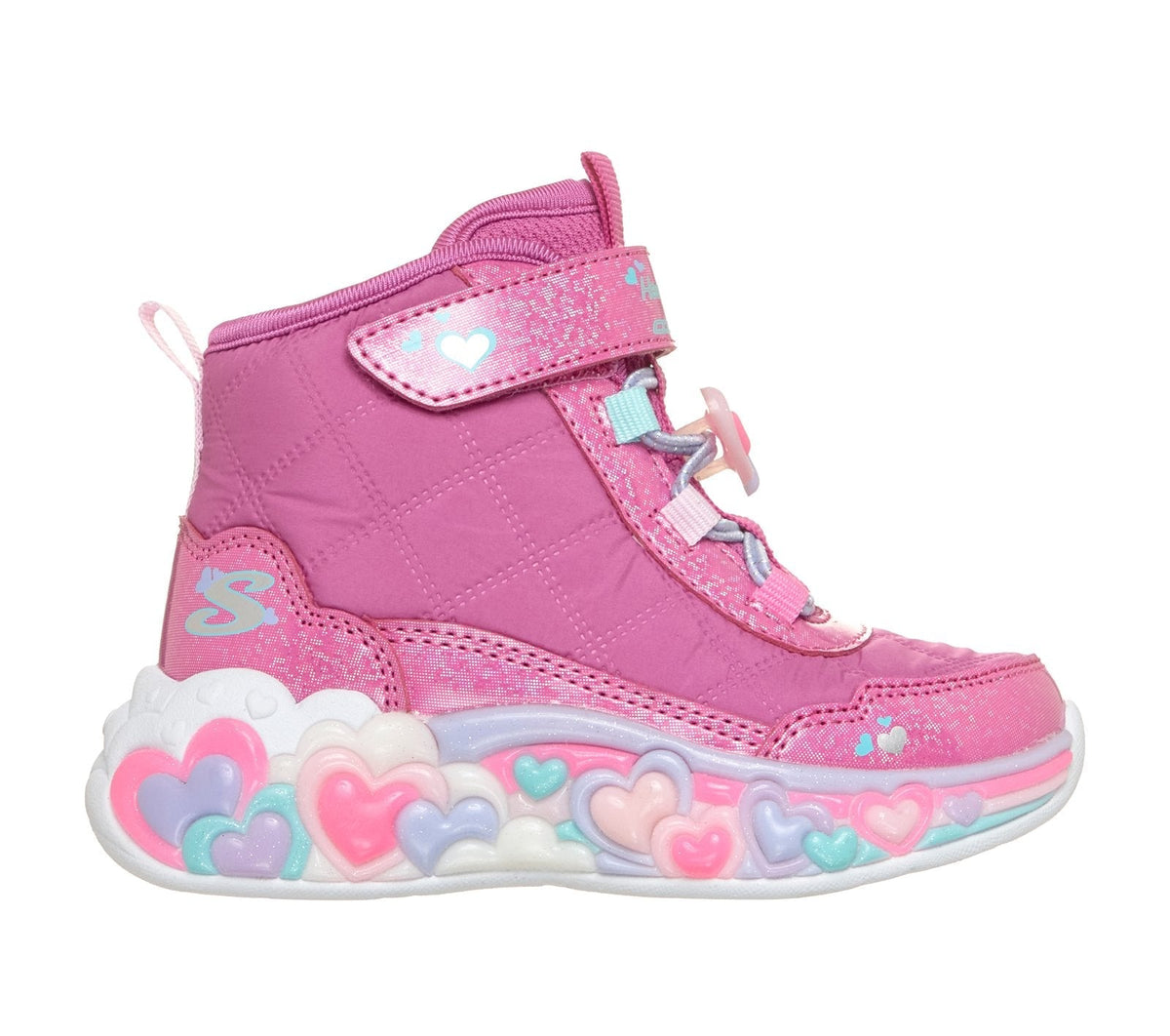 S-Lights: Eternal Heart Lights - Cozy Glimmer, HOT PINK / MULTI