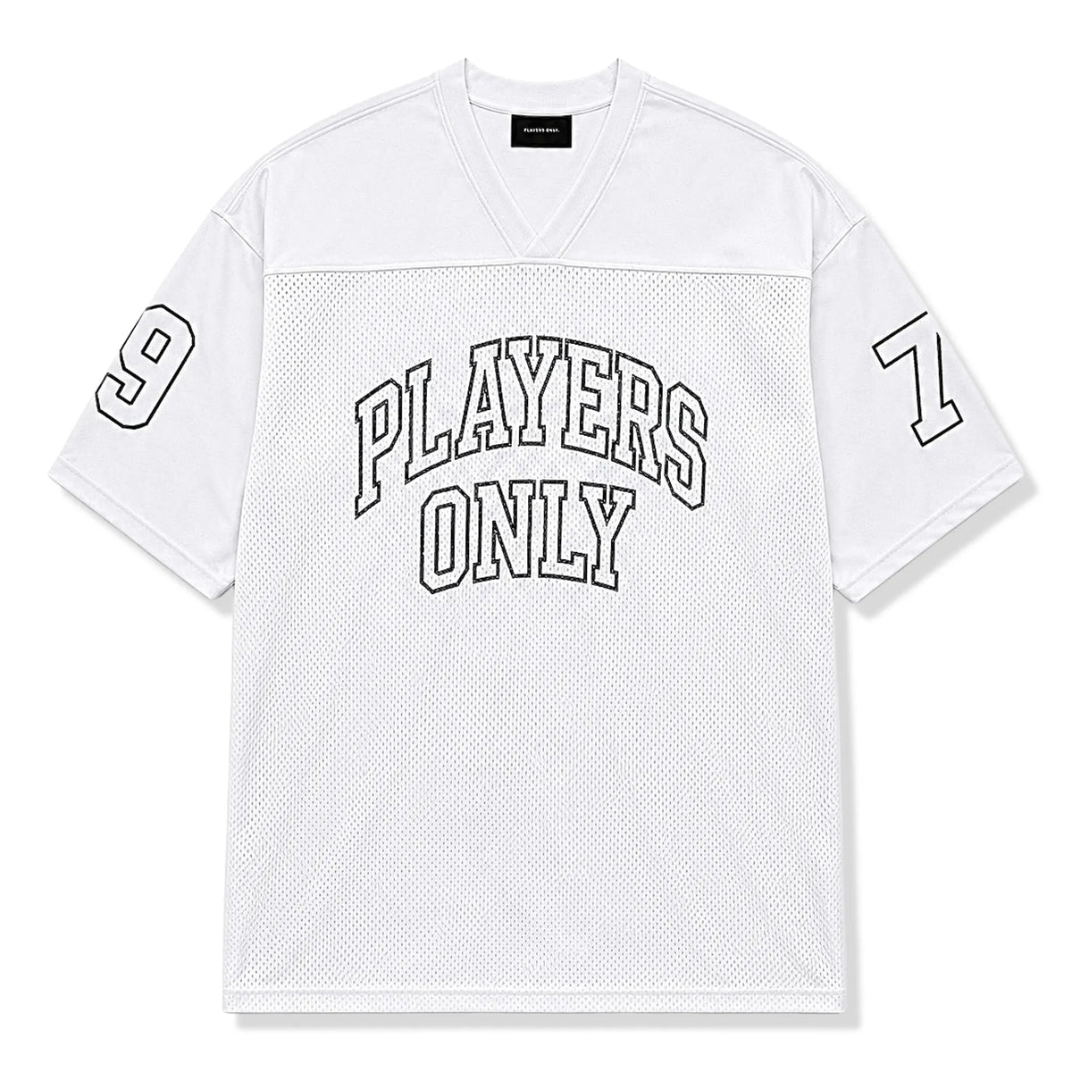 Players Only Mesh White Jersey