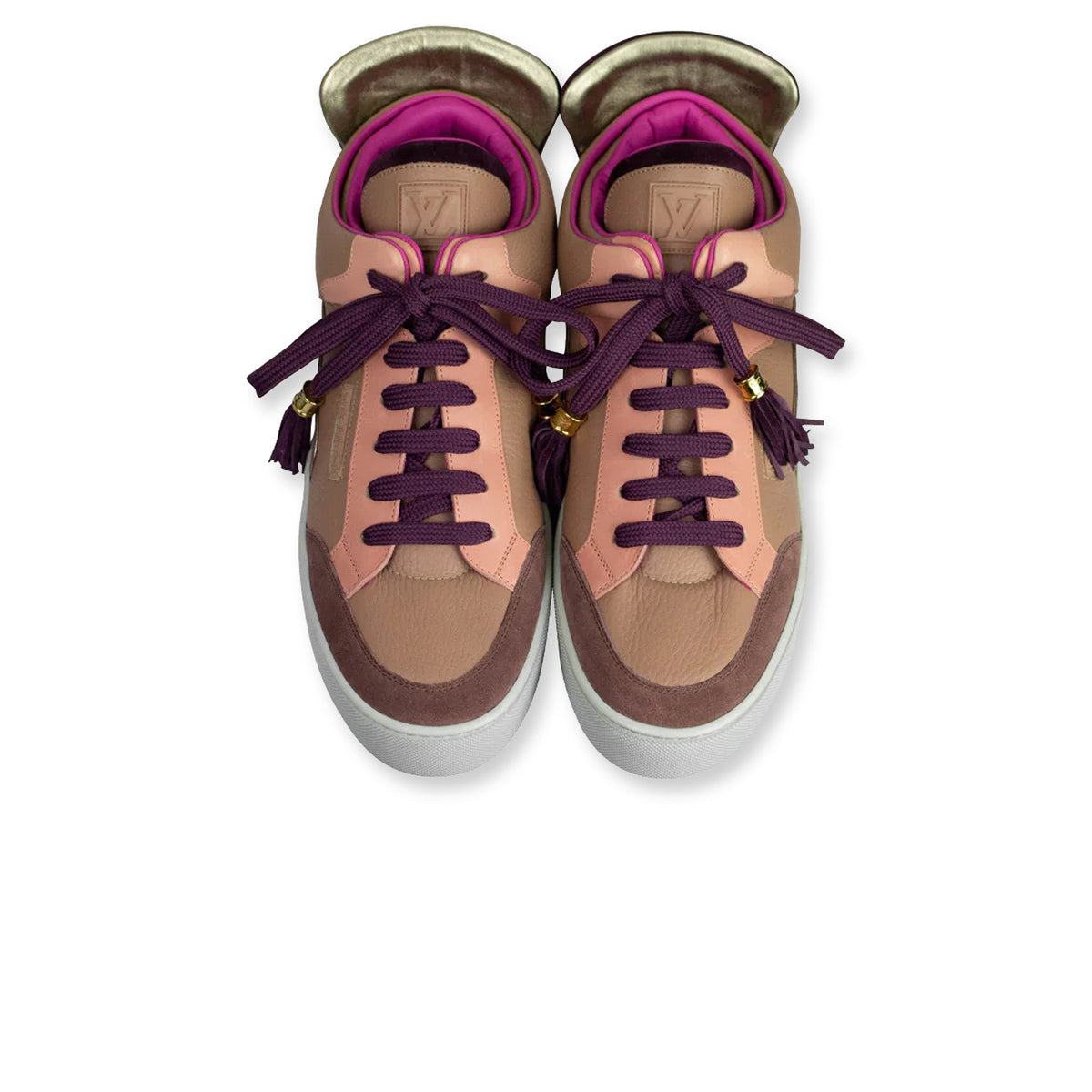 Louis Vuitton x Kanye West Don Patchwork Sneakers - Brown