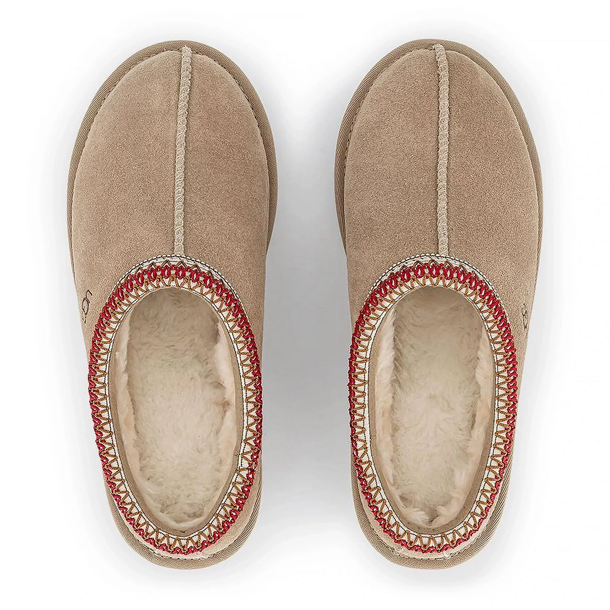 UGG Tasman Sand Dark Cherry Slippers - Women's - Beige