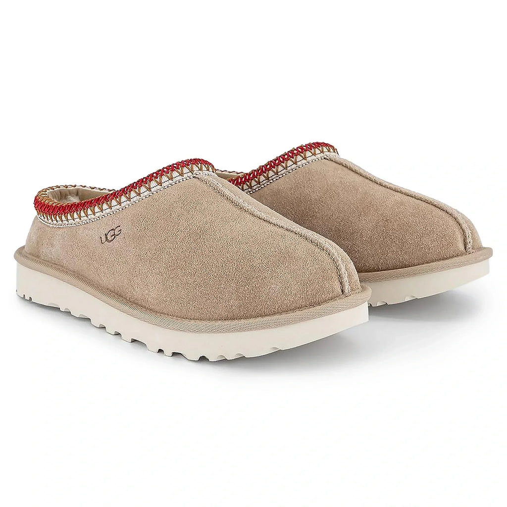 UGG Tasman Sand Dark Cherry Slippers - Women's - Beige