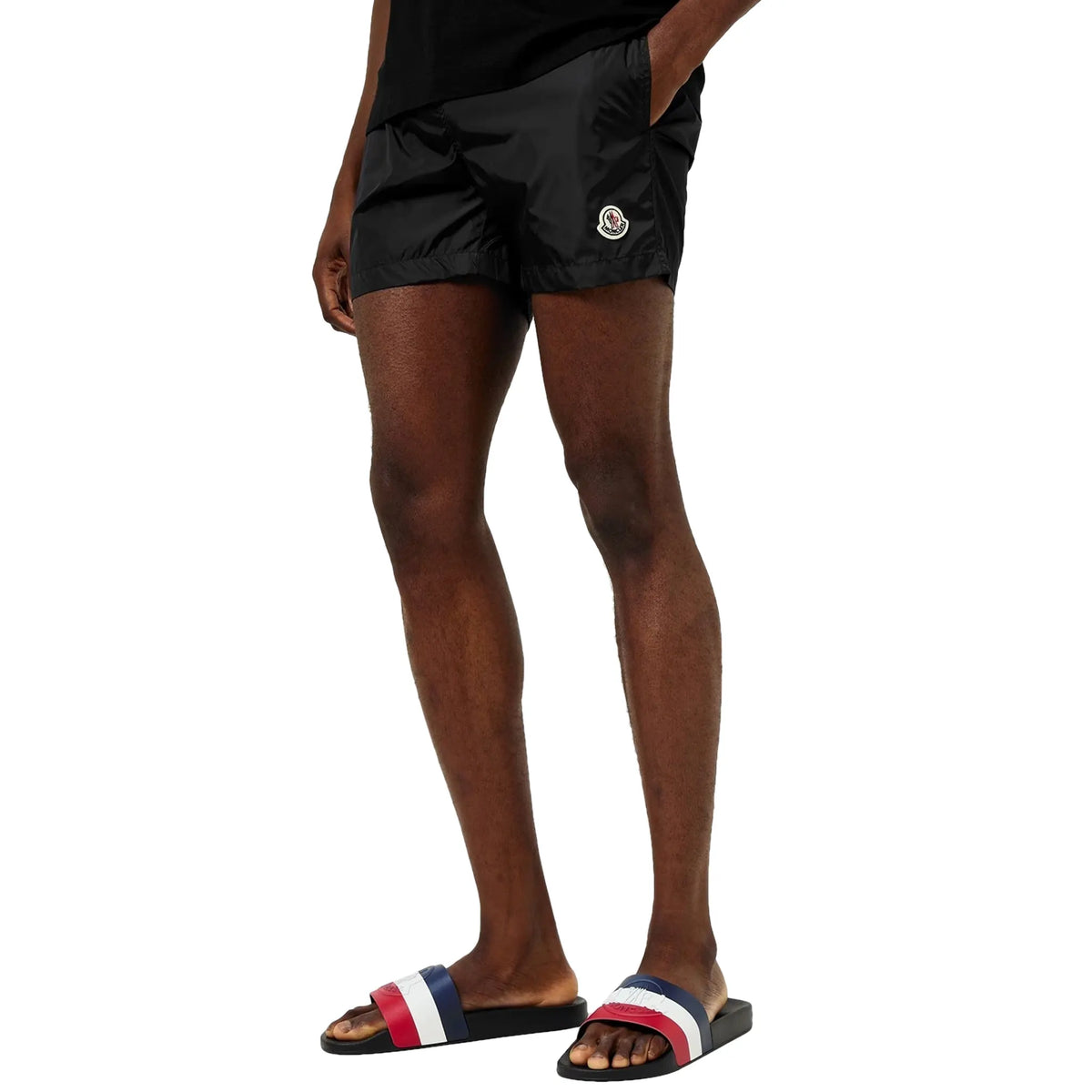 Moncler Basile Black Sliders Sandals