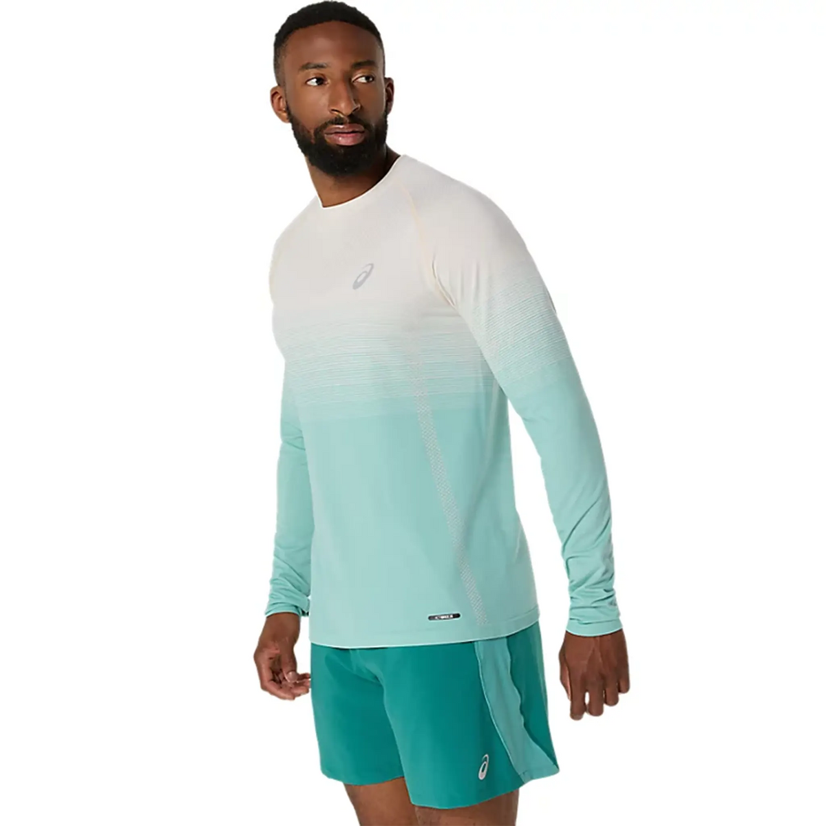 ASICS Seamless L/S Birch Oasis Green T-Shirt