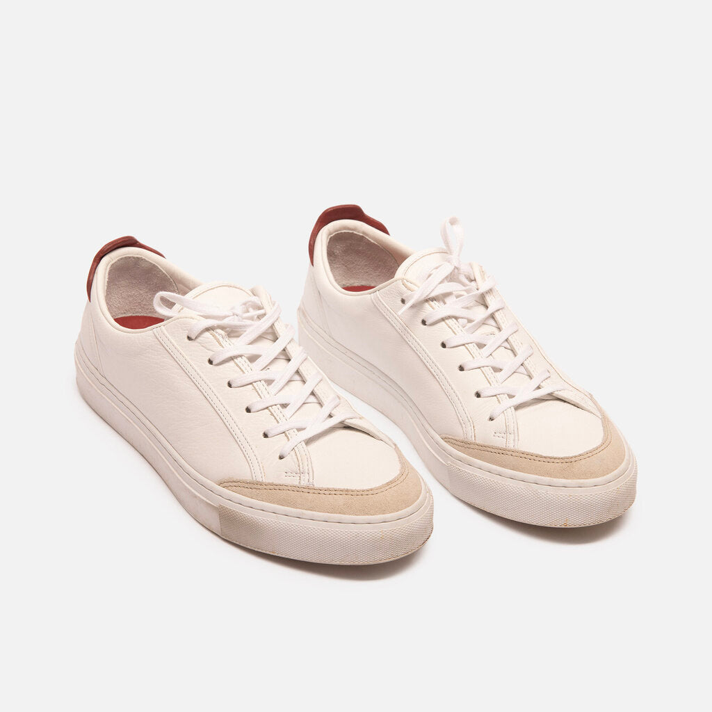 Le Sirenuse x Koio White Leather Sneakers