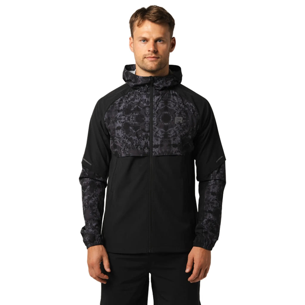 Reprimo Shibori Black Windbreaker