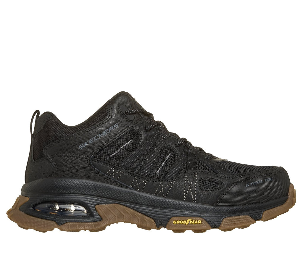 Work: Skech-Air Envoy Steel Toe - Arkago, BLACK