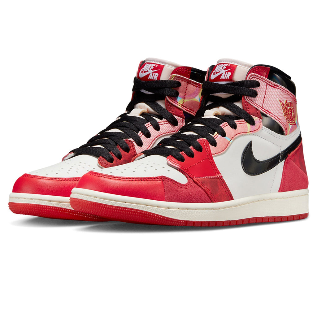 Air Jordan 1 Retro High OG Spider-Man Across the Spider-Verse Sneakers - Red