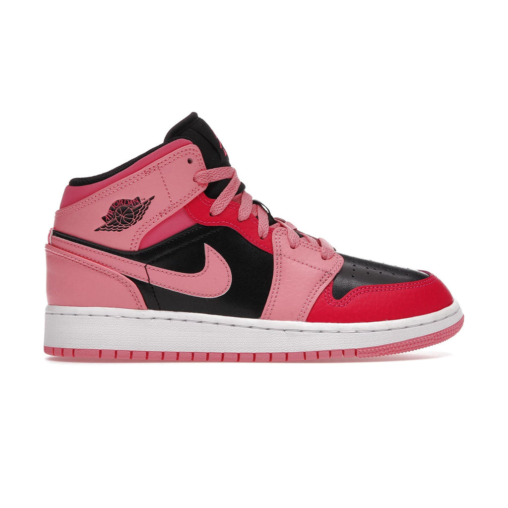 Air Jordan 1 Mid Coral Chalk (GS) Sneakers - Pink