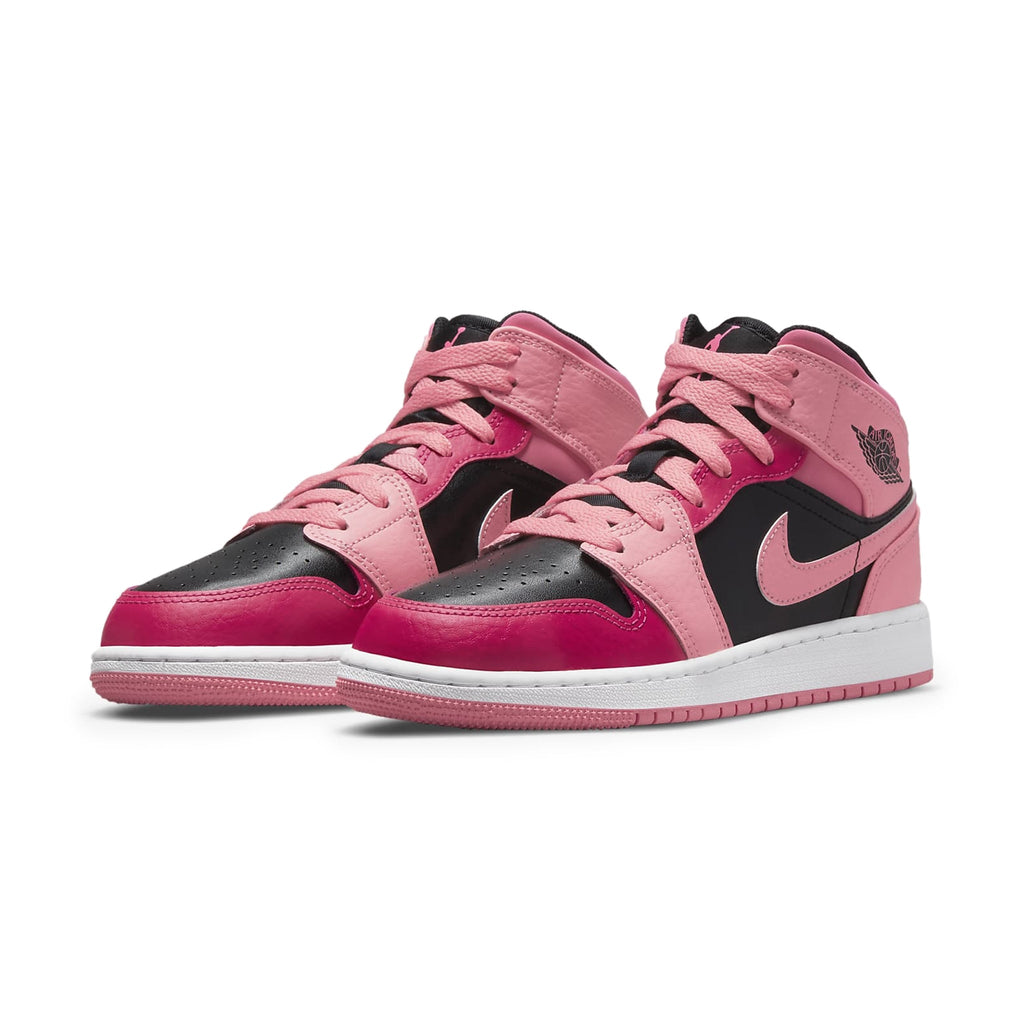 Air Jordan 1 Mid Coral Chalk (GS) Sneakers - Pink