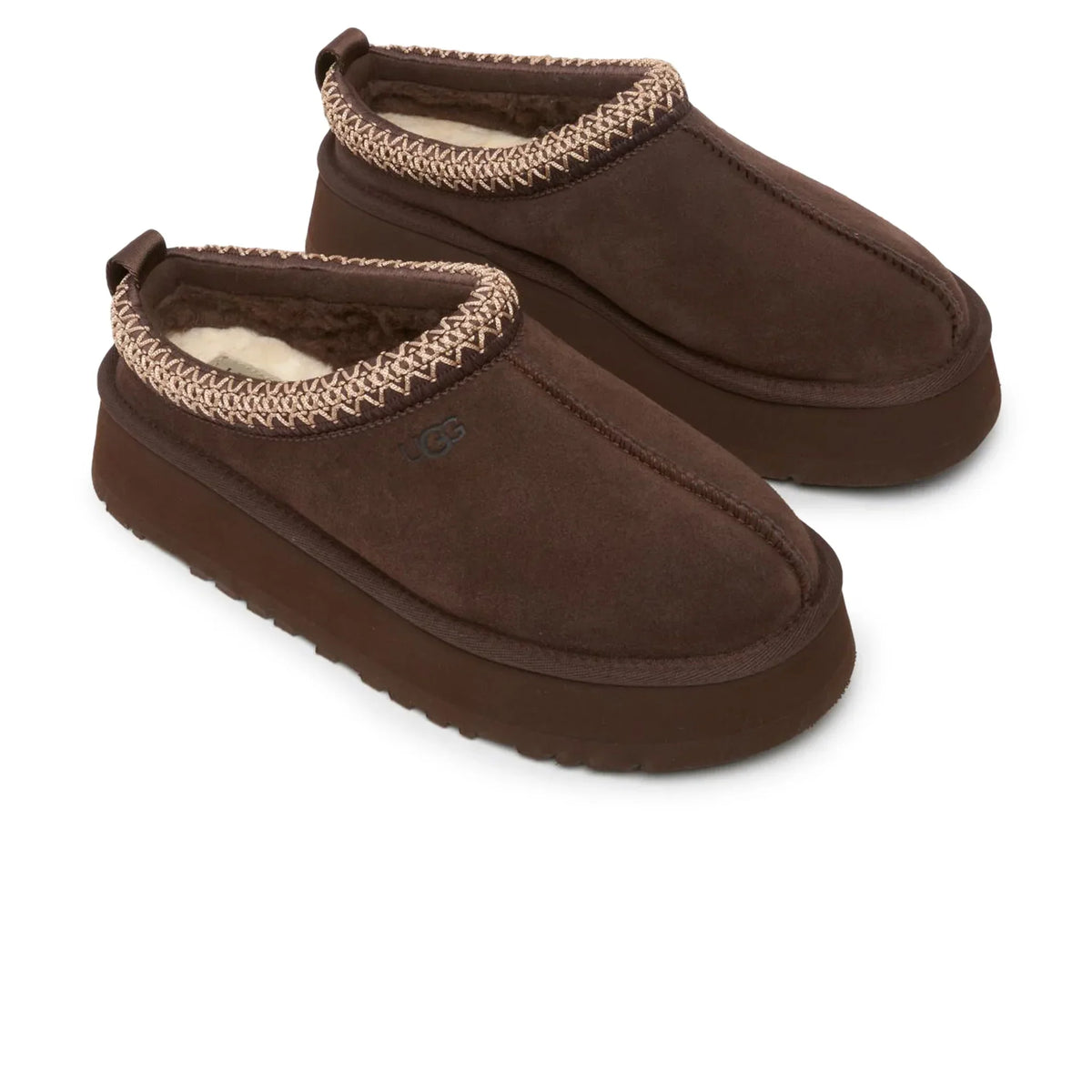 UGG Tazz Platform Burnt Cedar Slippers (W) (2024) - Brown