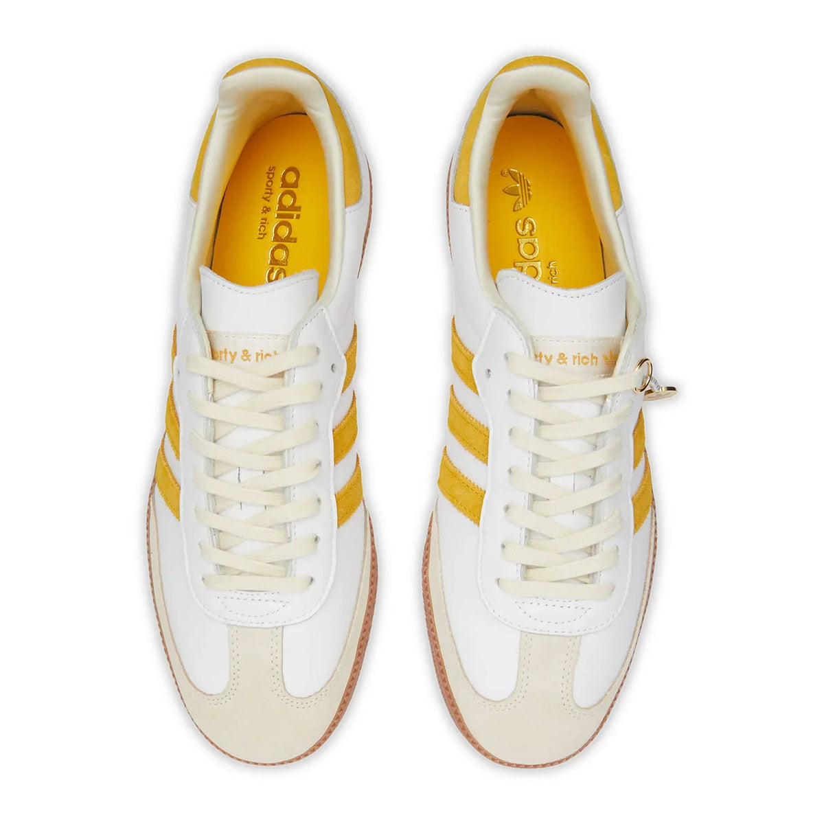 Adidas Samba OG Sporty & Rich White Bold Gold Sneakers