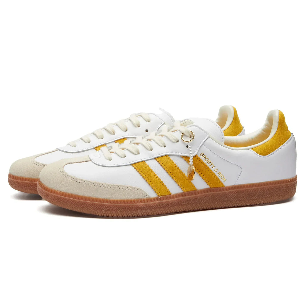 Adidas Samba OG Sporty & Rich White Bold Gold Sneakers