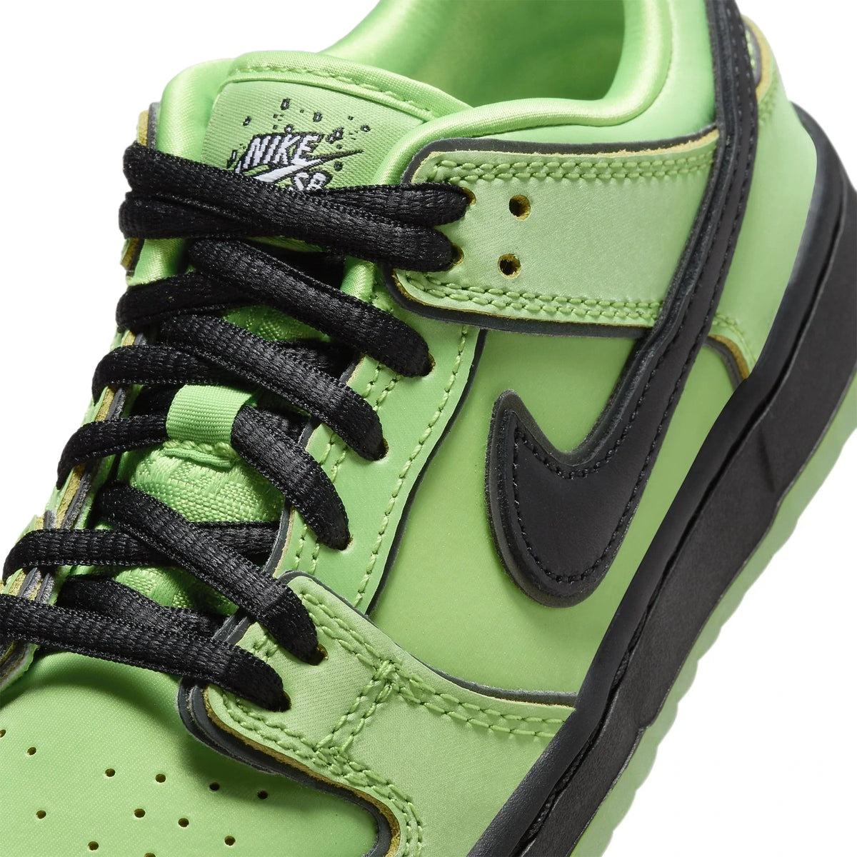 The Powerpuff Girls x Nike SB Dunk Low Buttercup (PS) Sneakers - Green