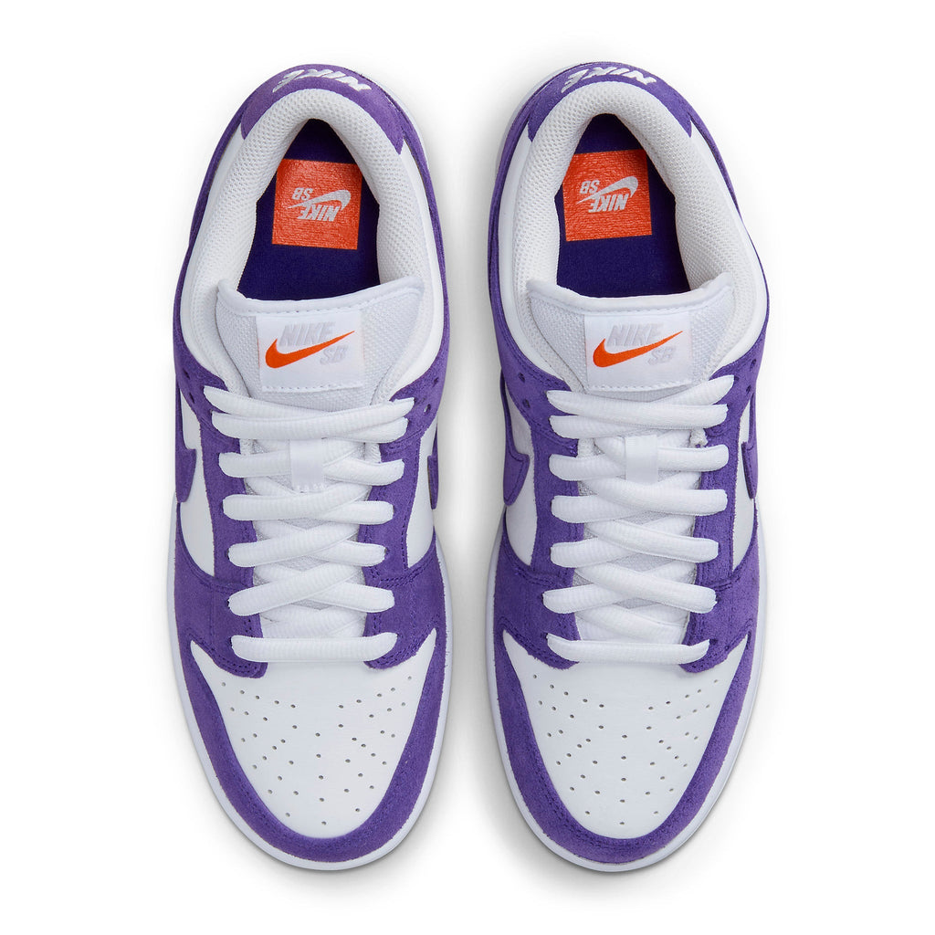 Nike SB Dunk Low Pro ISO Orange Label Court Purple Athletic Shoes