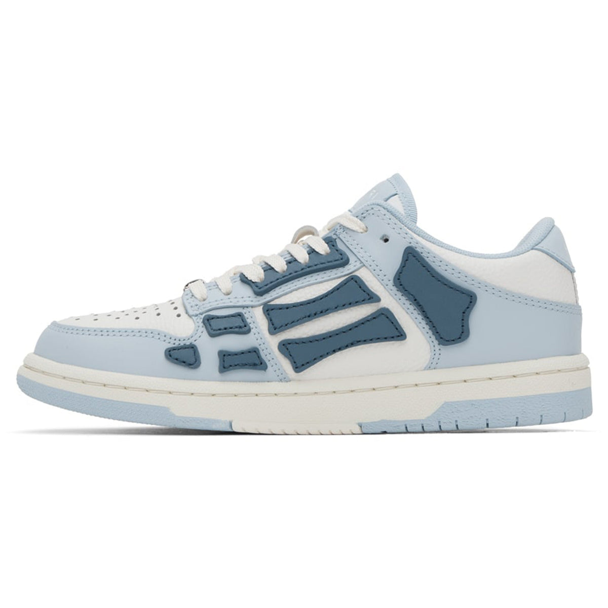 Amiri Skeleton Low-Top Baby Blue White Sneaker