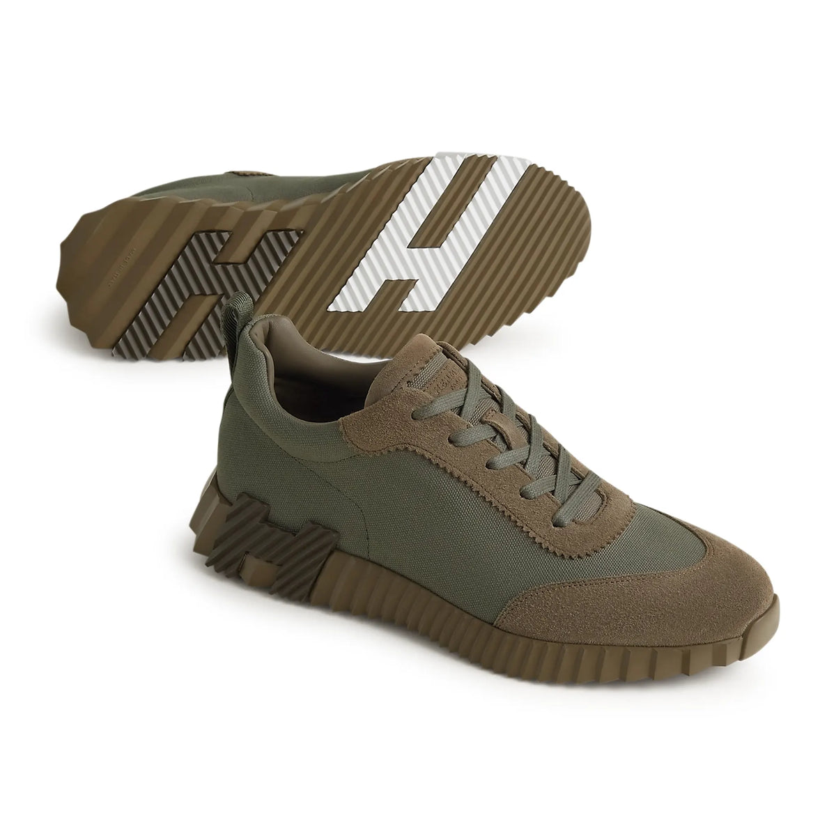 Hermes Paris Hermès Paris Bouncing Sneaker Green Toundra