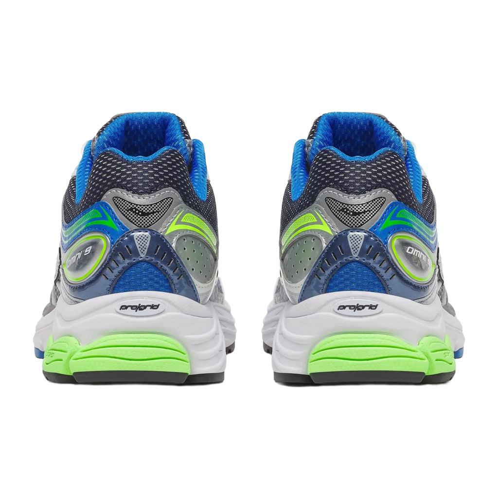Saucony Progrid Omni 9 Grey Slime Sneakers