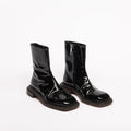 Sportmax Black Patent Leather Boot